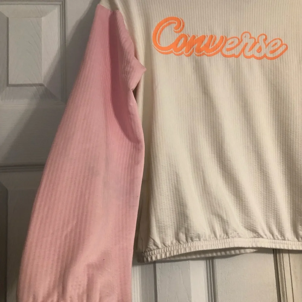 Converse colorful pastel long sleeve shirt girls size large 12-13 yrs old‎
